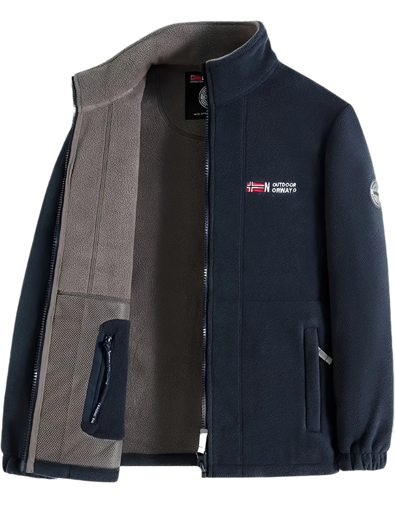 James Chaqueta Polar para Hombre – Forro Outdoor Térmico y Transpirable
