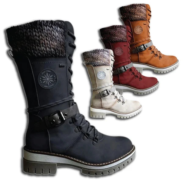 Kylee Botas Altas de Invierno para Mujer – Botas Cálidas Elegantes Chic