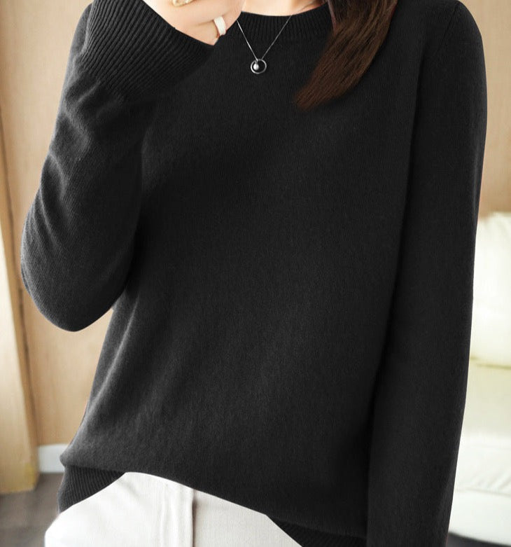 Litzy Jersey Elegante para Mujer – Suéter de Punto Casual Chic Moderno