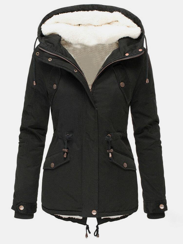 Claire Chaqueta de Invierno para Mujer – Abrigo Impermeable Elegante con Capucha