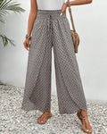 Sophia Pantaloni da Donna – Pantaloni Palazzo a Vita Alta con Gamba Larga Eleganti