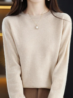 Litzy Pull Élégant pour Femme – Pull en Maille Décontracté Chic Moderne