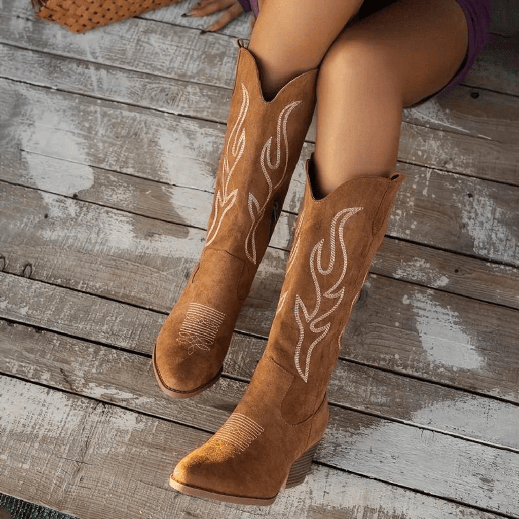 Sloan Bottes de Cowboy pour Femme – Bottes Western Élégantes Casual Chic