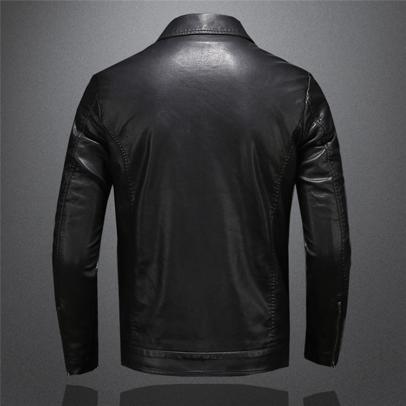 Robert Chaqueta de Cuero para Hombre – Cazadora Elegante de Piel Premium