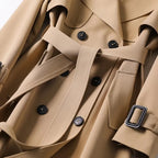 Victoria Trench da Donna – Cappotto Lungo Elegante e Versatile per la Mezza Stagione