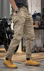 David Pantalon cargo stretch pour homme – Jogger urbain confortable en spandex