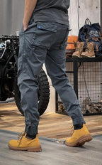 David Pantalon cargo stretch pour homme – Jogger urbain confortable en spandex