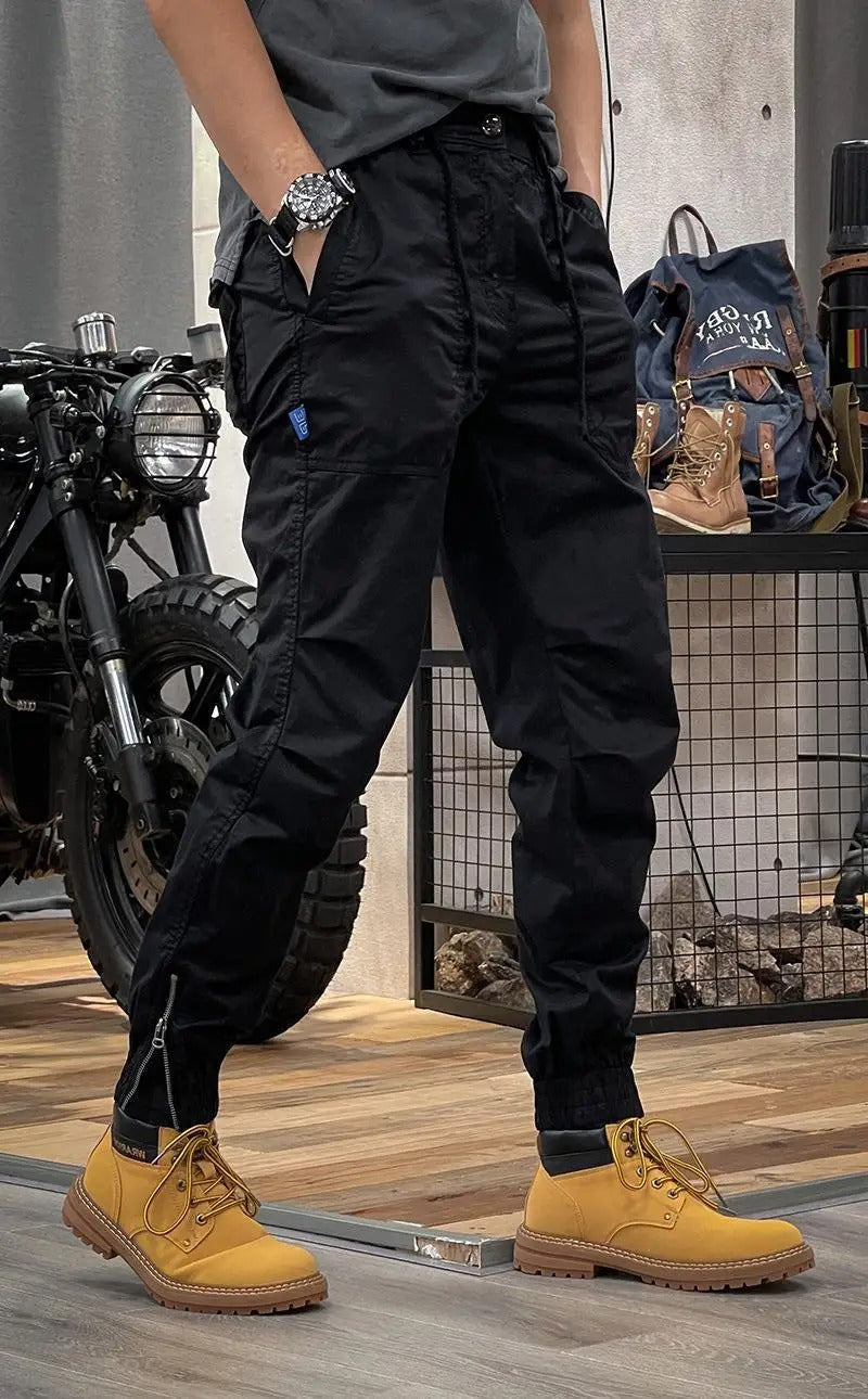 David Pantalón Cargo Stretch para Hombre – Jogger Urbano Cómodo Spandex