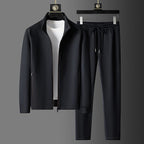 Reynold Tuta Elegante da Uomo – Completo con Zip Premium con Pantaloni Slim e Tessuto Traspirante