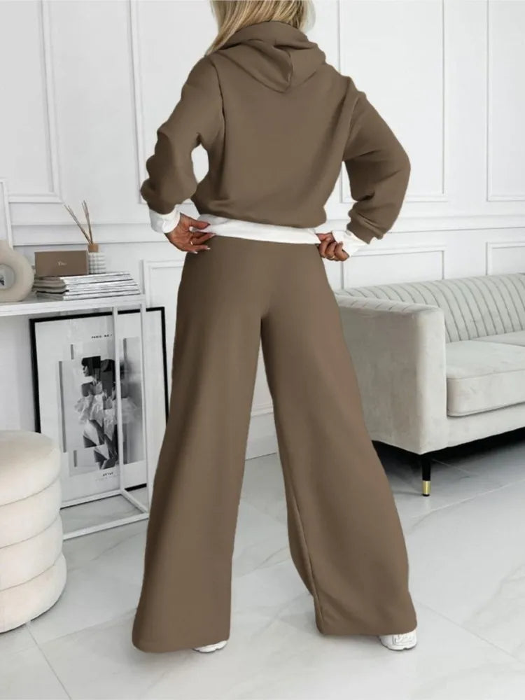 Aurora Conjunto Casual para Mujer – Set Cómodo Oversize de Dos Piezas Elegante