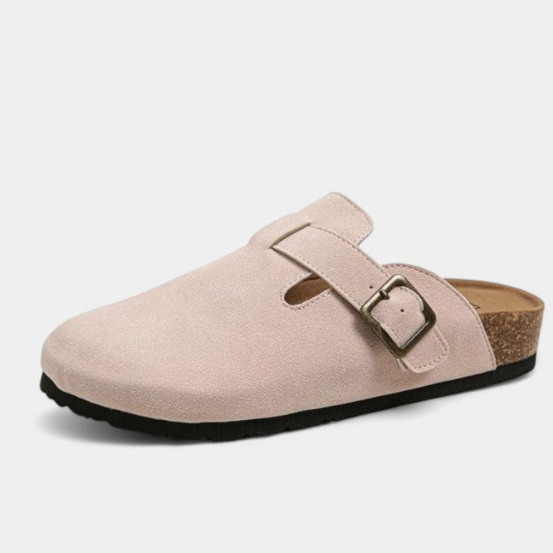 Marlowe Zuecos Mujer – Hebilla Ajustable, Diseño Slip-On y Comodidad Diaria