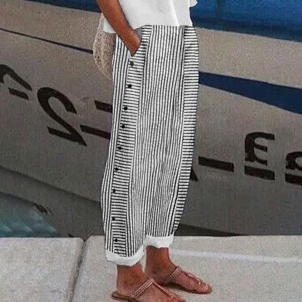 Pia Pantalón Casual para Mujer – Pantalón Cómodo con Bolsillos Chic