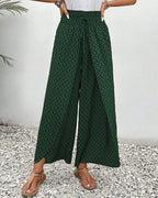Sophia Pantaloni da Donna – Pantaloni Palazzo a Vita Alta con Gamba Larga Eleganti
