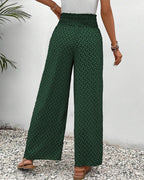 Sophia Pantaloni da Donna – Pantaloni Palazzo a Vita Alta con Gamba Larga Eleganti