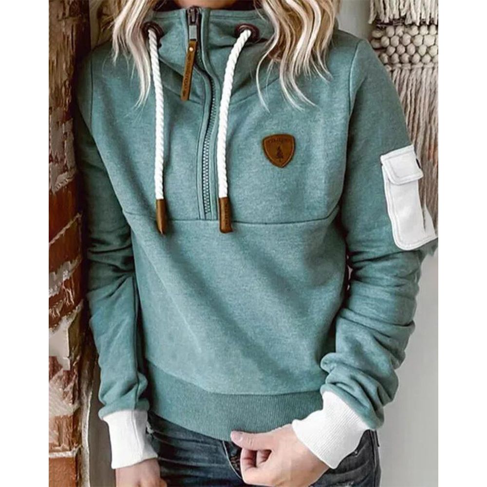 Aarohi Sudadera con Capucha para Mujer – Hoodie de Punto Grueso Cálido Chic
