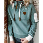 Aarohi Sudadera con Capucha para Mujer – Hoodie de Punto Grueso Cálido Chic