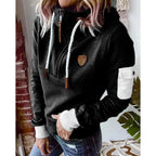 Aarohi Sudadera con Capucha para Mujer – Hoodie de Punto Grueso Cálido Chic