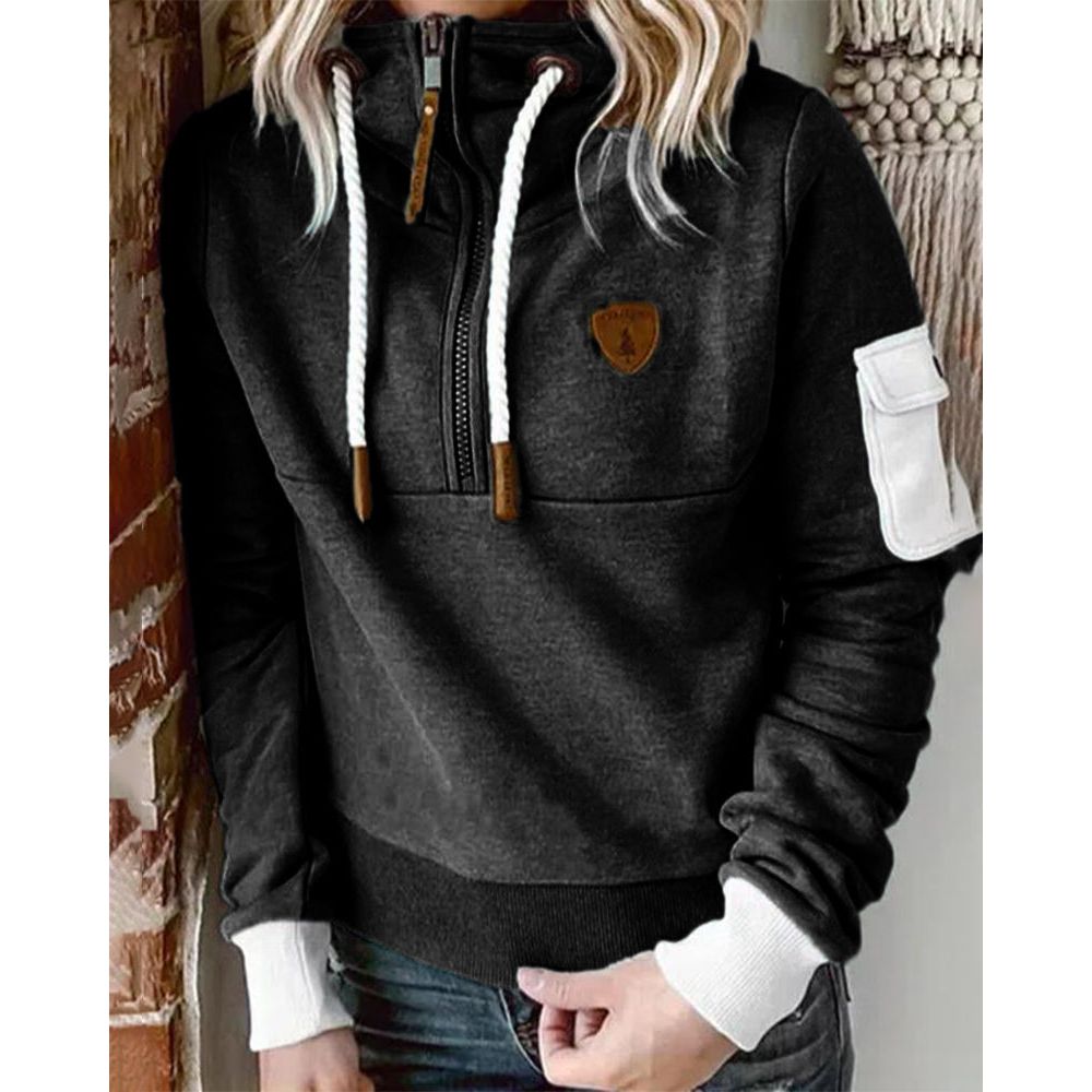 Aarohi Sudadera con Capucha para Mujer – Hoodie de Punto Grueso Cálido Chic