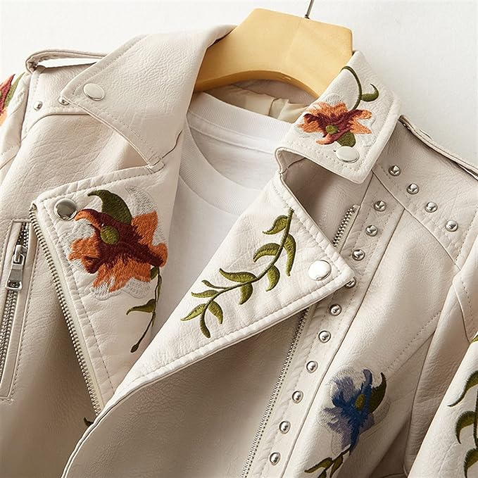 Hélène Giacca in Pelle da Donna – Giubbotto Elegante Chic Senza Tempo Premium