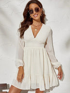 Christy Vestido de Lunares para Mujer – Vestido Fit & Flare Elegante Chic