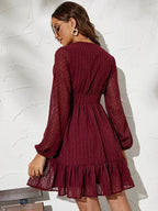 Christy Vestido de Lunares para Mujer – Vestido Fit & Flare Elegante Chic