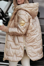 Kimberly Abrigo de Otoño para Mujer – Chaqueta con Capucha Elegante Casual