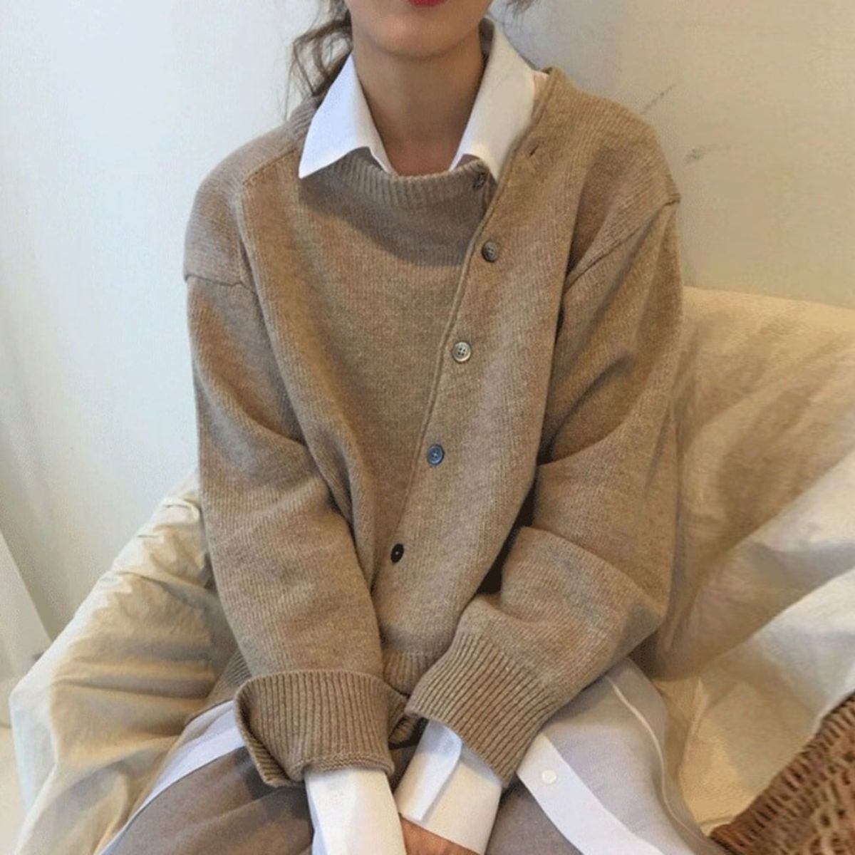 Lucille Jersey de Cachemir para Mujer – Suéter Elegante y Suave para Otoño