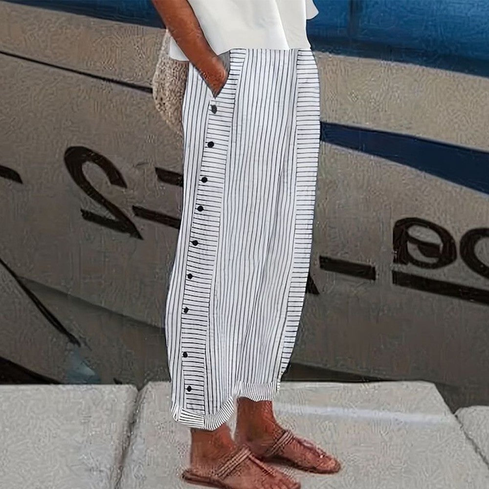 Pia Pantalón Casual para Mujer – Pantalón Cómodo con Bolsillos Chic