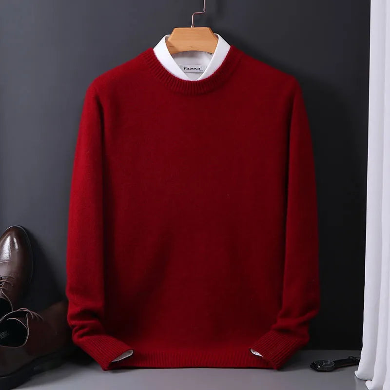 Jasper Jersey de Cachemir para Hombre – Suéter Elegante Premium Invierno Chic