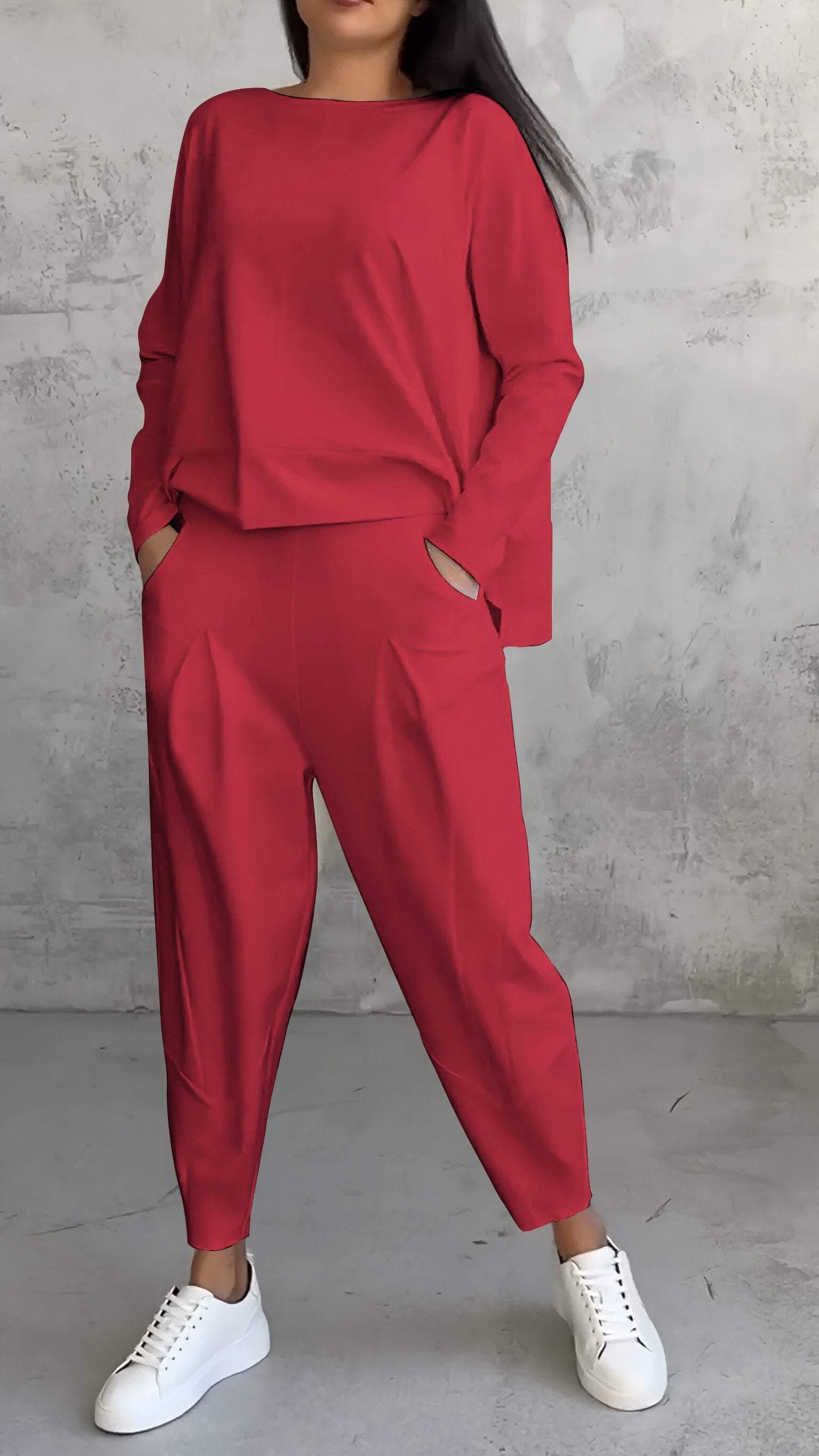 Emilie Conjunto Elegante para Mujer – Set Ajustado Casual Chic Moderno