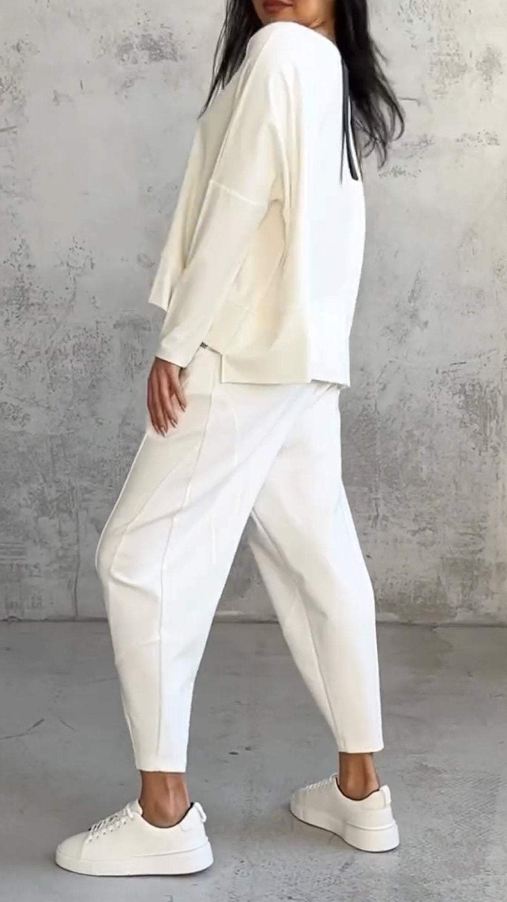 Émilie Ensemble Élégant pour Femme – Ensemble Ajusté Casual Chic Moderne