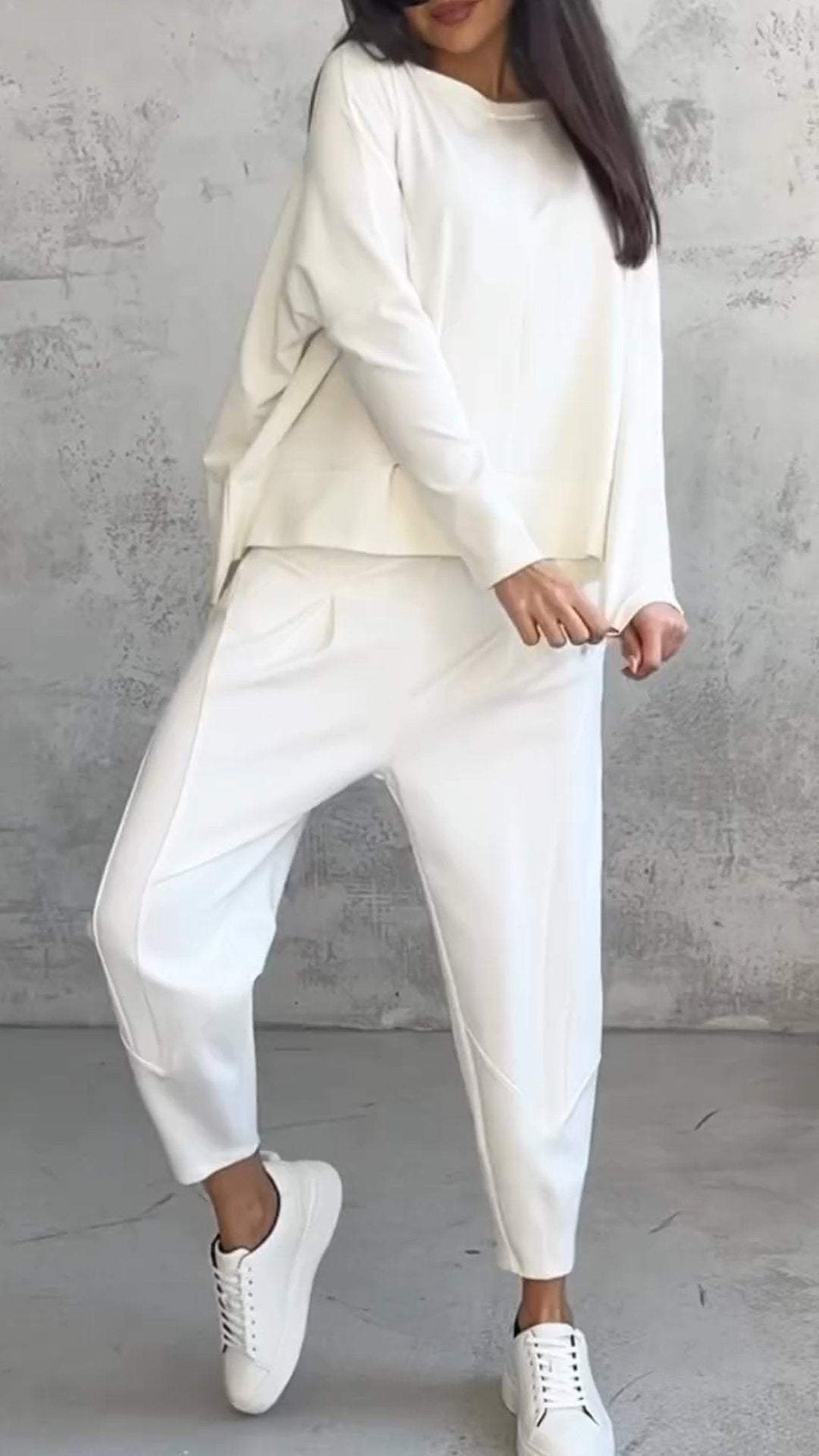 Émilie Ensemble Élégant pour Femme – Ensemble Ajusté Casual Chic Moderne