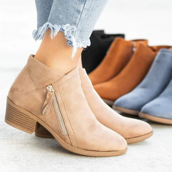 Kendall Botas para Mujer – Botines de Cuero Cómodos con Soporte