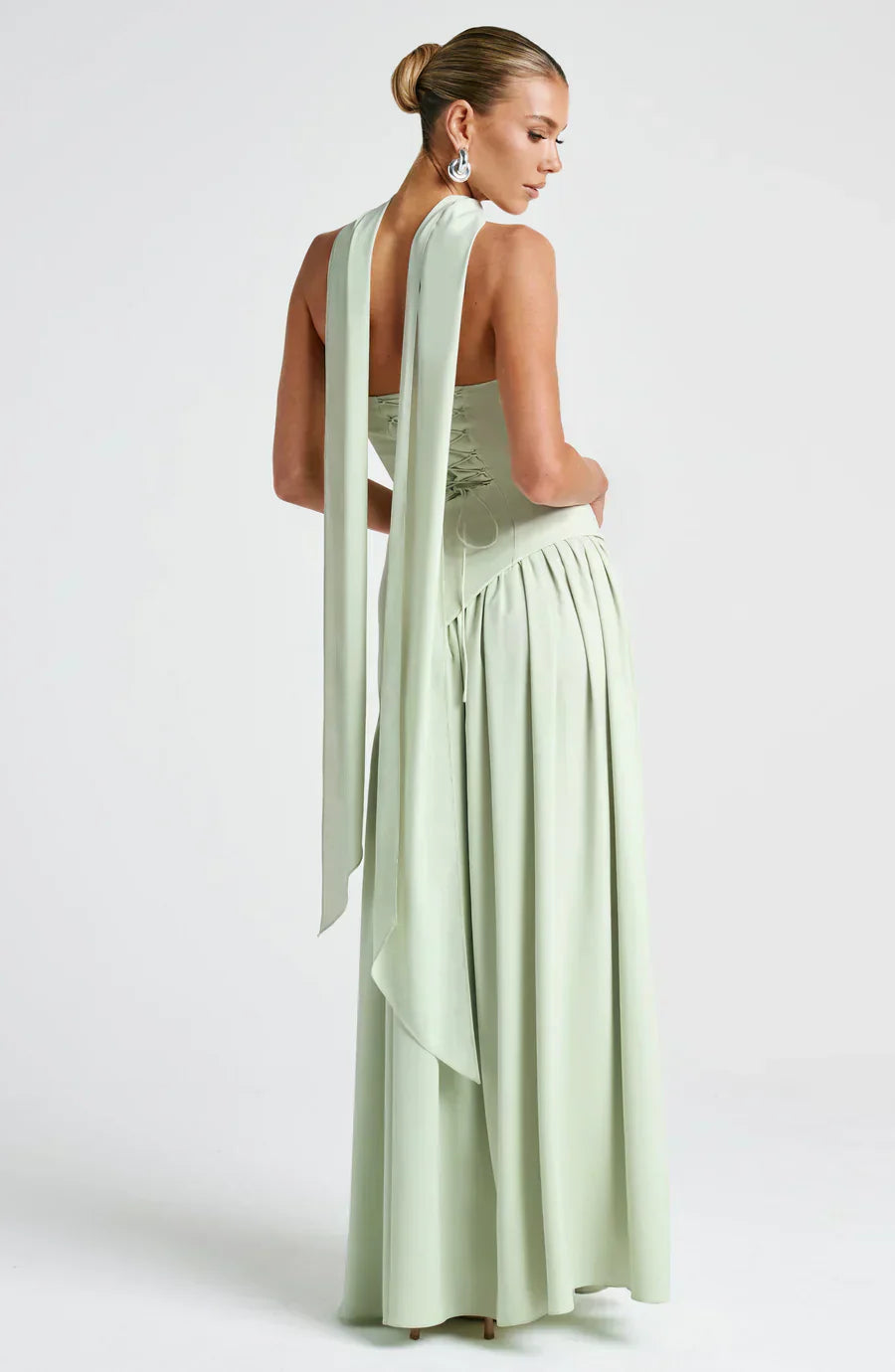 Victoria Vestido de Fiesta para Mujer – Vestido Bustier Elegante con Abertura