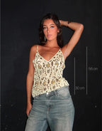 Kate Top élégant pour femme – Blouse chic ornementale casual sophistiquée