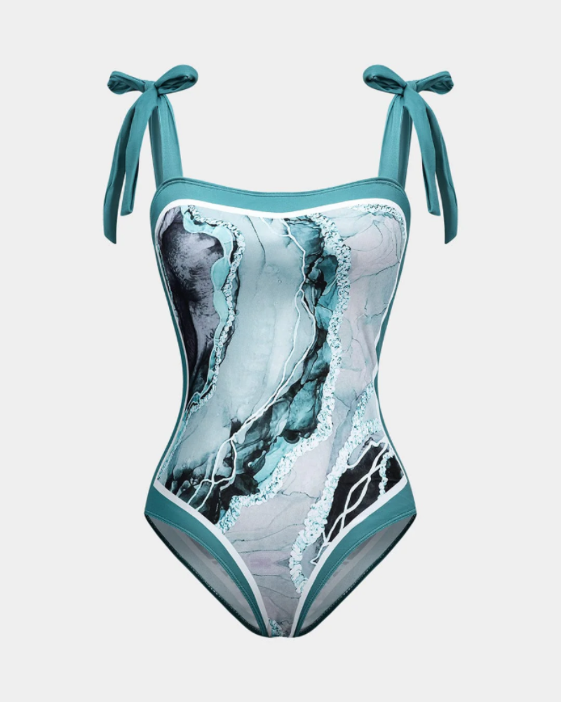 Lorelei Set de Bañador Mujer – Traje Moldeador con Pareo y Tiras Ajustables