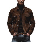 Bryn Giacca in Velluto da Uomo – Giacca Workwear Retrò Casual Chic