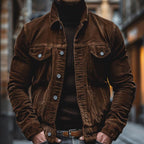Bryn Giacca in Velluto da Uomo – Giacca Workwear Retrò Casual Chic