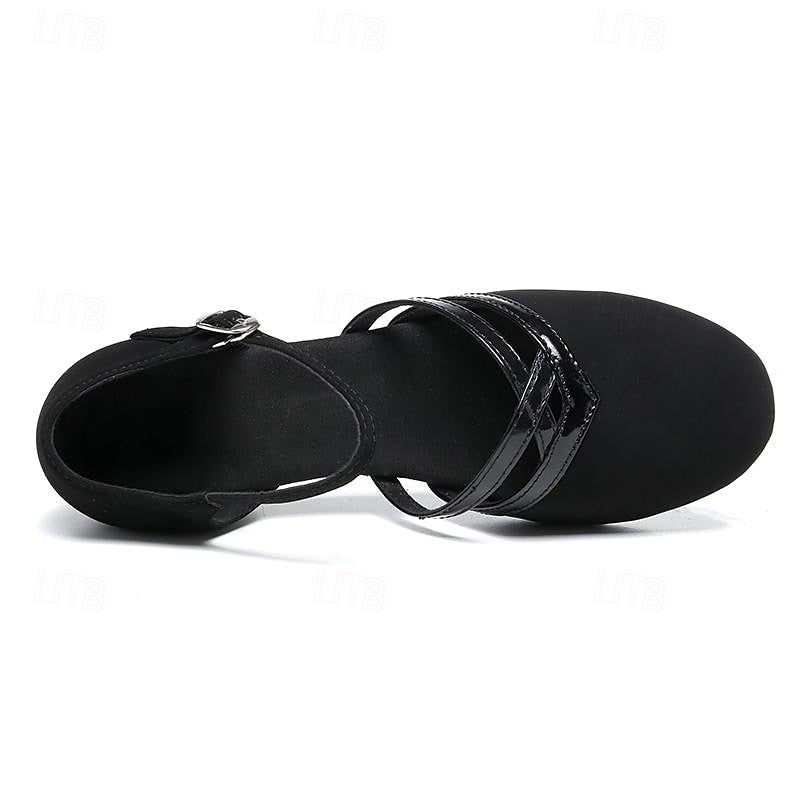 Zeline Zapatos de Baile para Mujer – Tacones Latinos Elegantes Antideslizantes