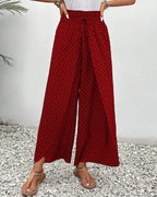 Sophia Pantaloni da Donna – Pantaloni Palazzo a Vita Alta con Gamba Larga Eleganti