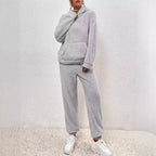 Sloane ensemble polaire pour femme – ensemble confortable hiver sweat à capuche lounge chic