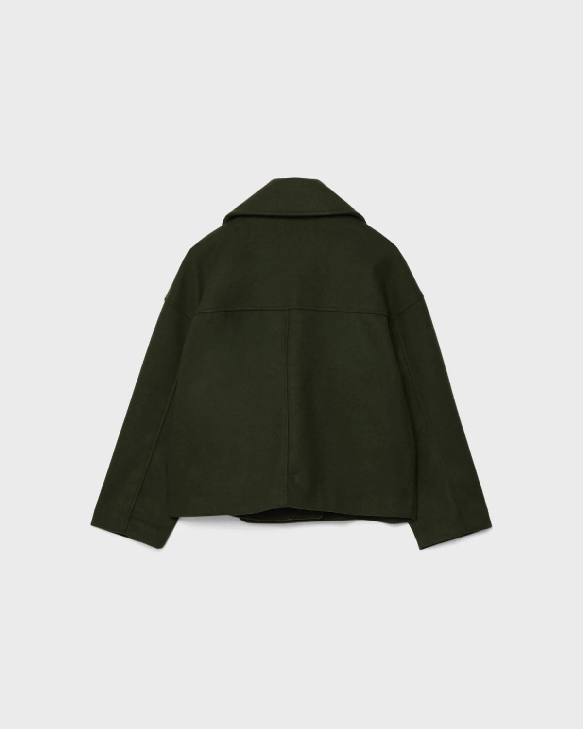 Aurélie Veste en Laine pour Femme – Manteau Court Croisé Élégant pour l’Hiver