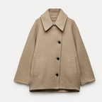 Amelia Manteau Femme – Manteau Oversize en Laine Élégant et Chaud pour l'Hiver