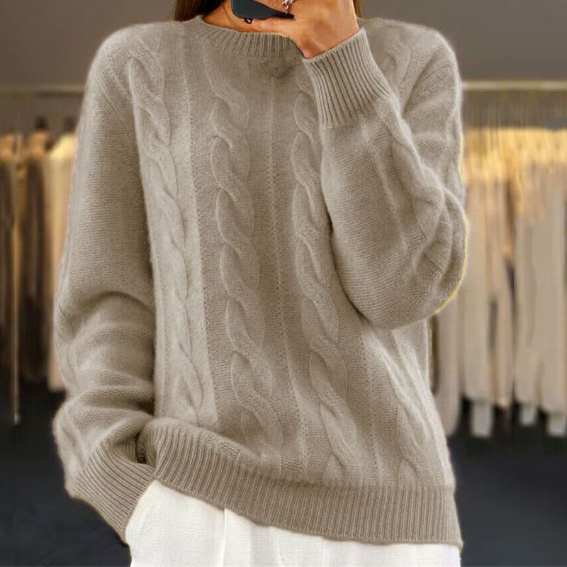 Naomi Jersey de Lana para Mujer – Suéter Elegante Premium Cálido y Moderno