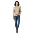 Léa pull en cachemire pour femme – pull col roulé élégant chic