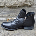 Valentina Bottines en cuir pour femme – Bottines élégantes avec fermeture éclair chic