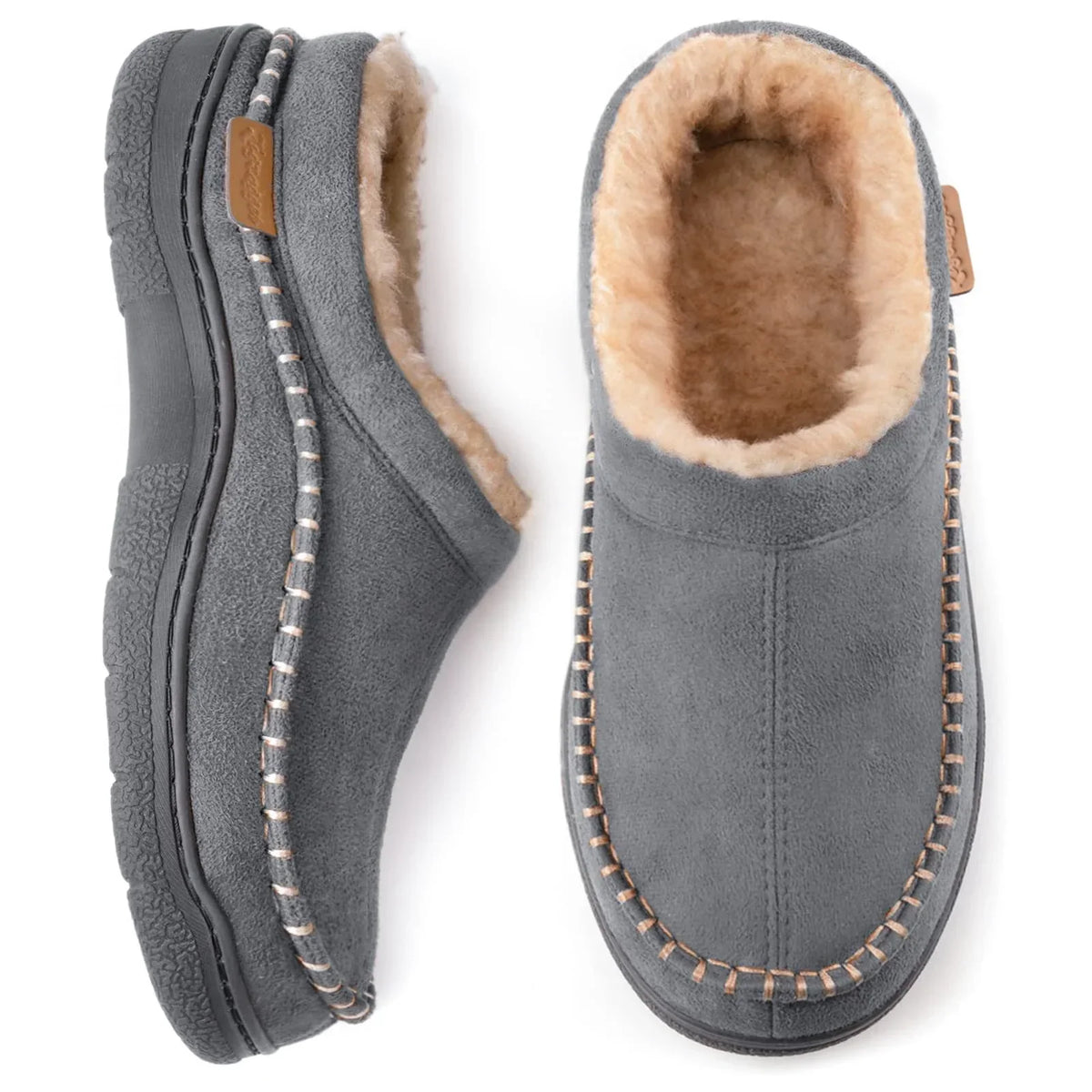 Mateo Pantuflas para Hombre – Zapatillas Cálidas con Forro Suave y Suela Antideslizante
