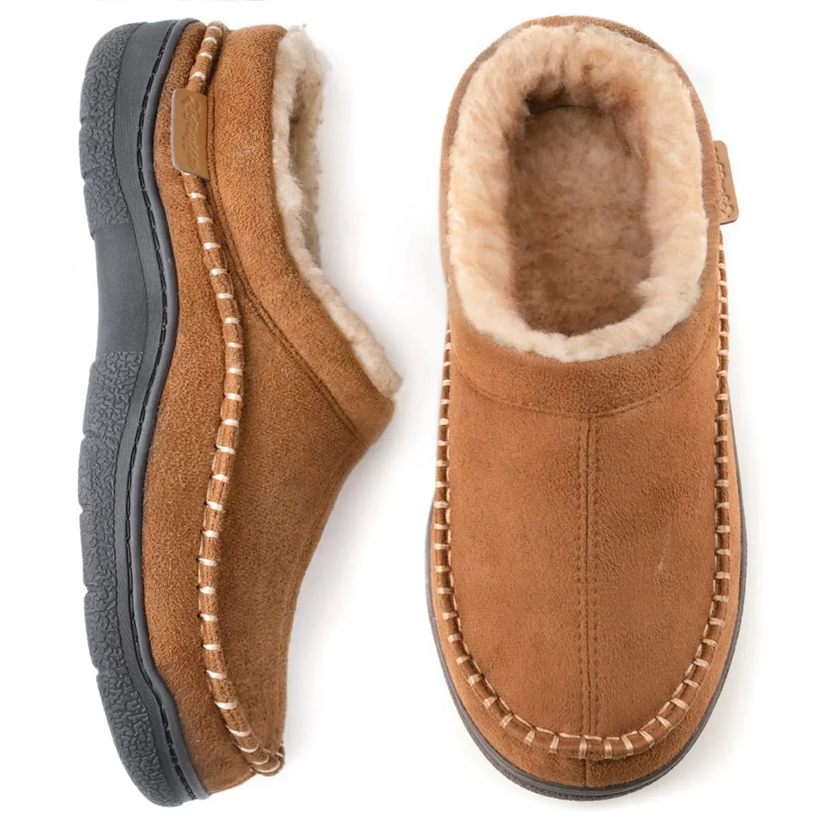 Mateo Pantuflas para Hombre – Zapatillas Cálidas con Forro Suave y Suela Antideslizante