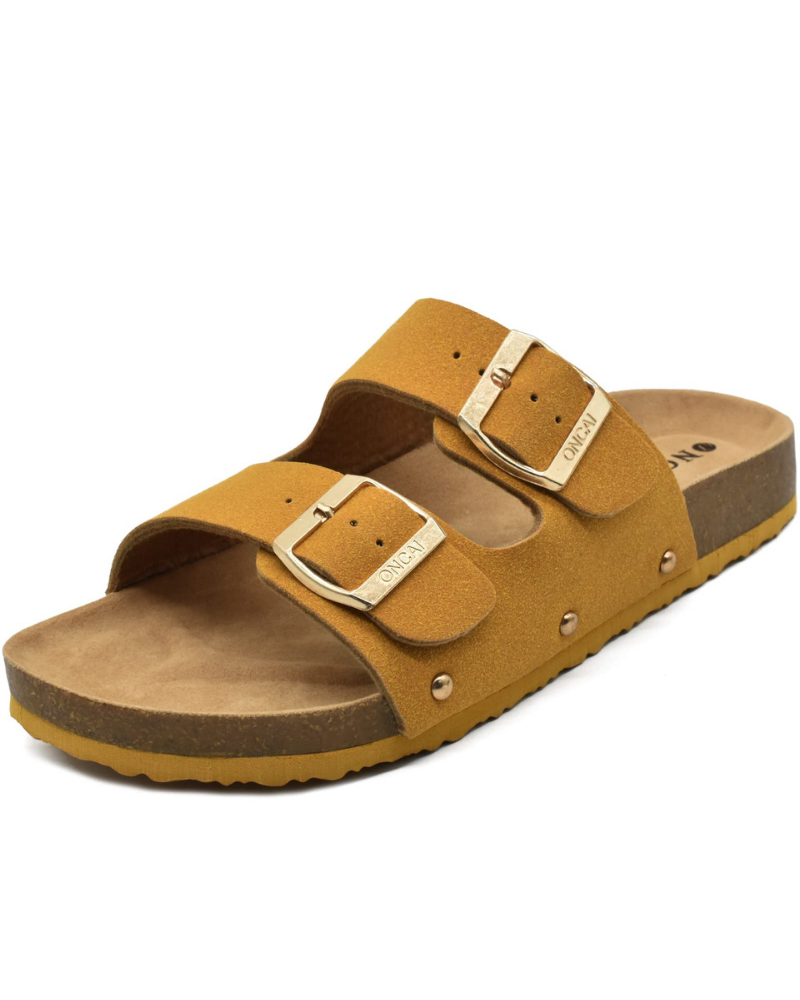Eliza Sandalias Mujer – Slide Verano, Correas Ajustables y Plantilla Ergonómica