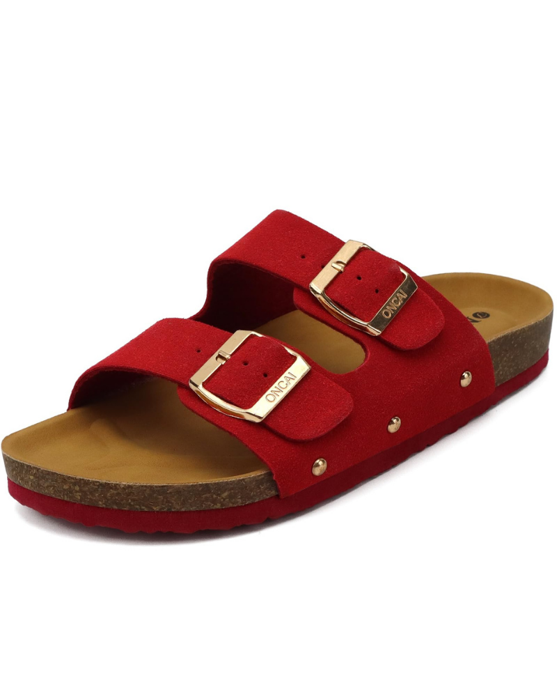 Eliza Sandalias Mujer – Slide Verano, Correas Ajustables y Plantilla Ergonómica